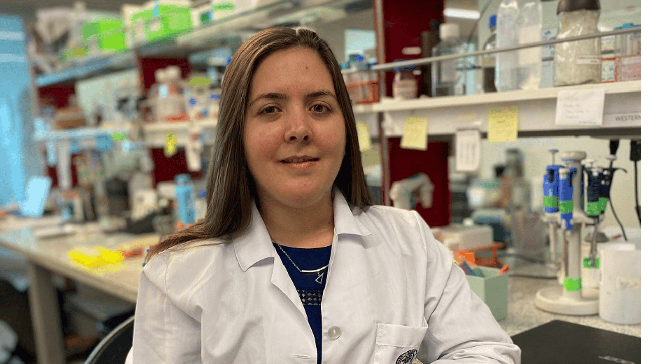 Laura Hernández, doctoral student in Cell Biology and Biomedicine at USS explains her thesis on the proliferation of proteins in cancer cells